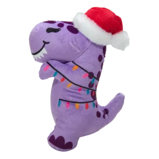 Barney the Christmas T-Rex Dinosaur Dog Toy
