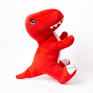 Clifford the TRex Dinosaur Tough Plush Dog Toy by Sustainapaws