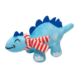 Elsa the Christmas Stegosaurus Dinosaur Dog Toy