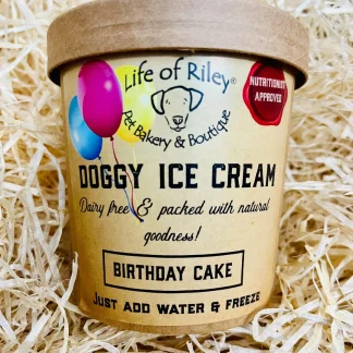 Doggy Ice Cream - DIY Just Add Water & Freeze - Birthday Cake Flavour