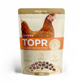 Chicken TOPR by Nuts for Pets - Topper/Supplement 250g (w/ added hemp & kelp)