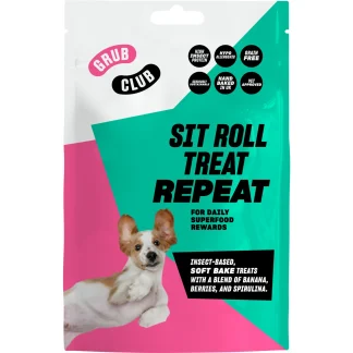 Grub Club Sit Roll Treat Repeat - Training Treats