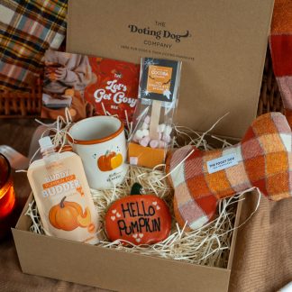 The Let's Get Cosy Box - Autumnal goodies for dogs & their humans