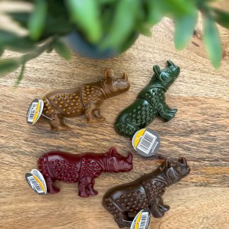 Rhino Veggie Chew - Jungle Animals by Rosewood (also contains chicken)