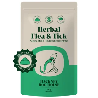 Herbal Flea & Tick Supplement (for naturally repelling pests) 200g - Hackney Dog House